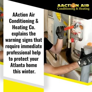 Atlanta homeowner relaxing comfortably after professional heating repair service